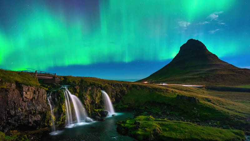 Kirkjufell Aurora