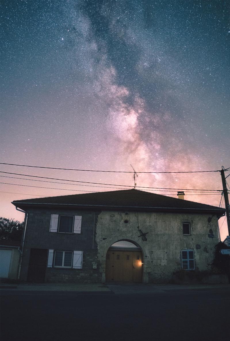 Milky Way over the House